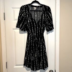 Black and white dress